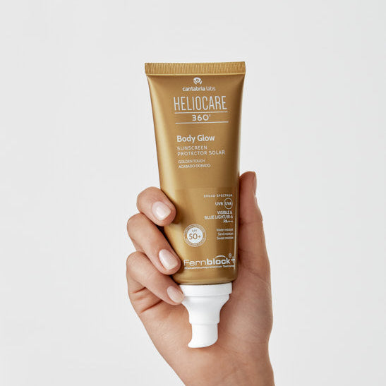 Heliocare - Body Glow SPF50+ Švytėjimo Suteikianti Priemonė Kūnui, 100 ml