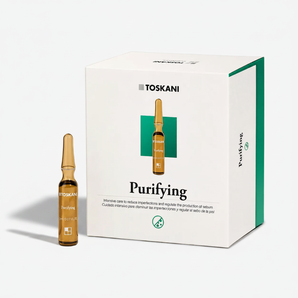 TOSKANI - Purifying Veido Ampulės, 15 x 2 ml