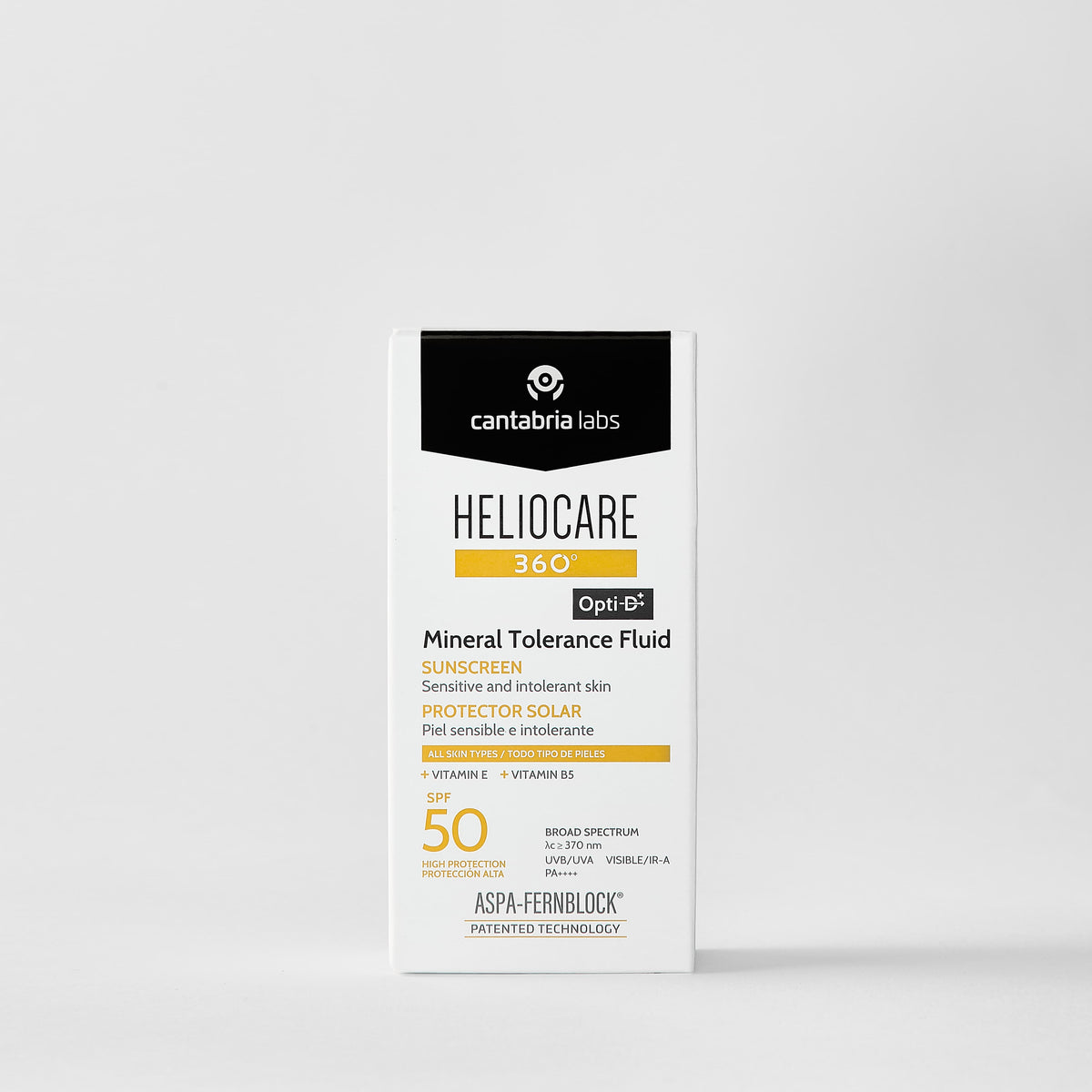Heliocare - Mineral Tolerance Veido Fluidas SPF50+, 50 ml