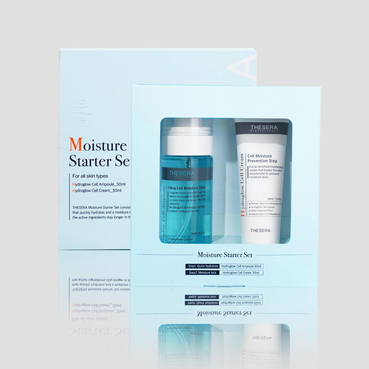 Thesera - Moisture Starter Veido Priežiūros Rinkinys, 50 ml + 30 ml
