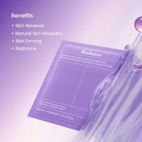 Biodance - Rejuvenating Caviar PDRN Real Deep Veido Kaukė, 34 g.