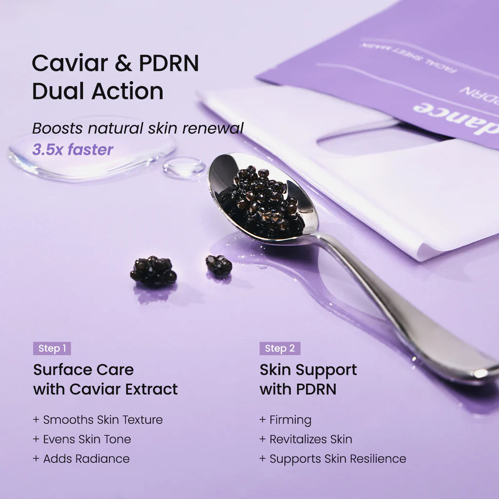 Biodance - Rejuvenating Caviar PDRN Real Deep Veido Kaukė, 34 g.