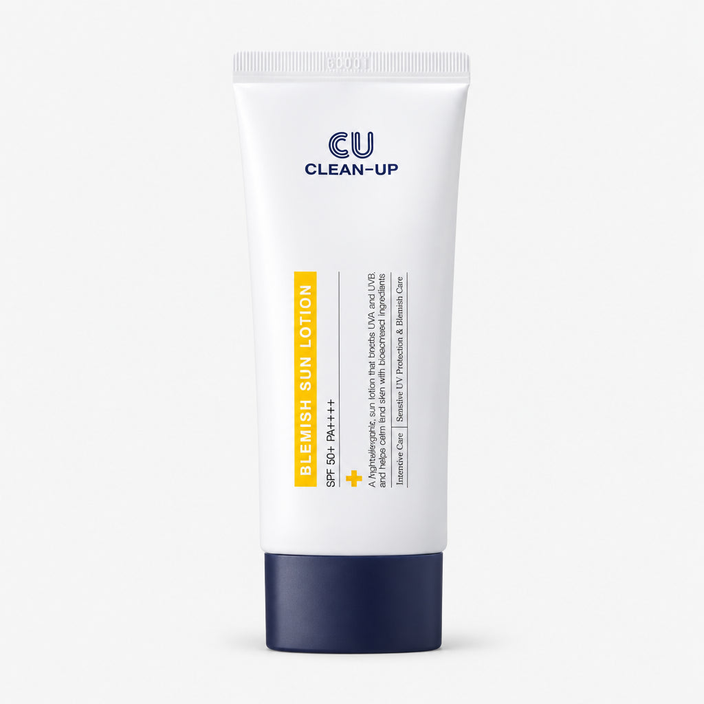 CUSKIN - Clean-Up Blemish Sun Lotion SPF 50+ Apsauginis Losjonas, 60 ml